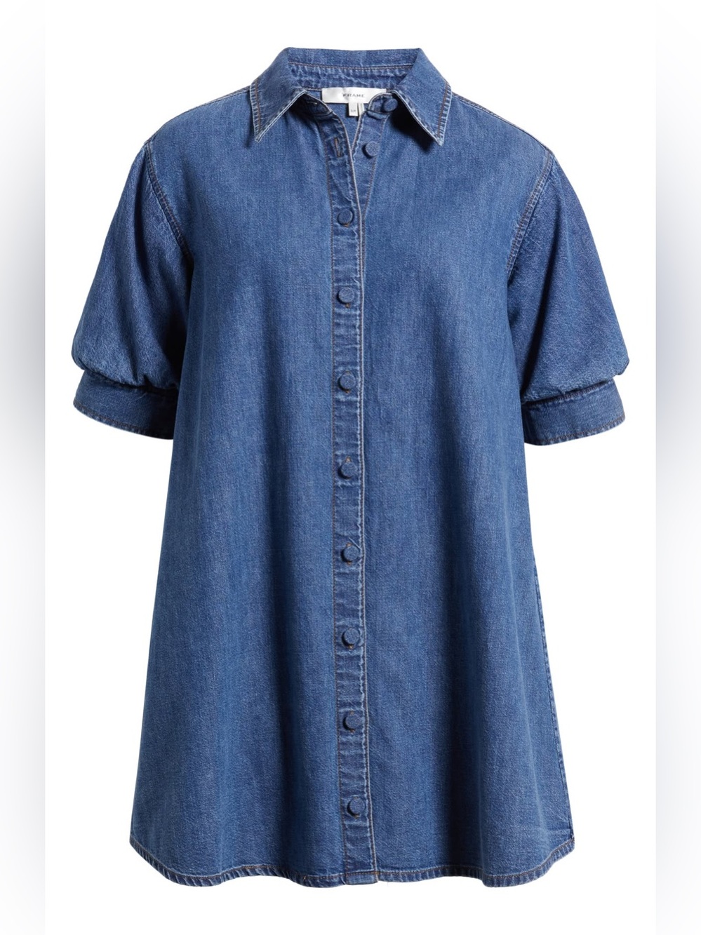FRAME DENIM MINI DRESS - Picture 2 of 13